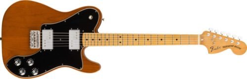 Fender Vintera '70s Telecaster Deluxe Maple Fingerboard Electric Guitar 0149812329 - Mocha