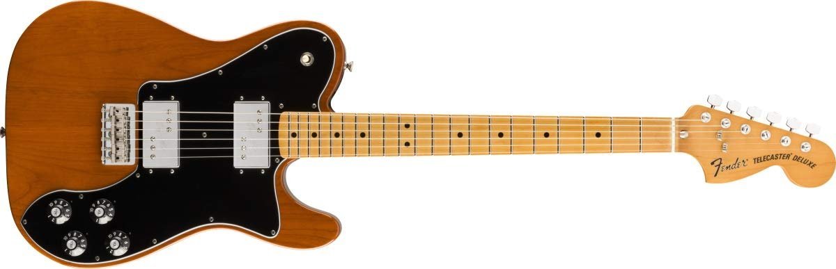 Fender Vintera '70s Telecaster Deluxe Maple Fingerboard Electric Guitar 0149812329 - Mocha