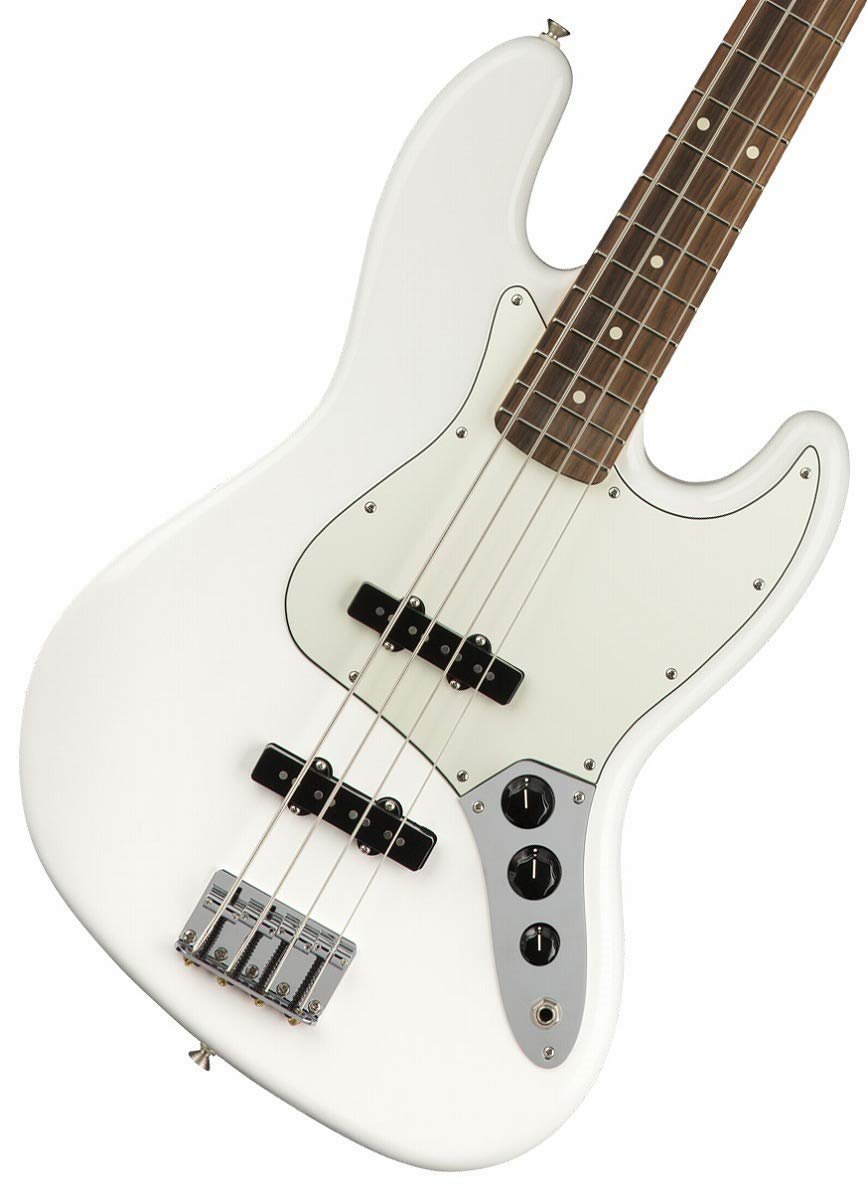 Fender Player Jazz Bass Pau Ferro Fingerboard 4-String Bass Guitar 0149903515 - Polar White