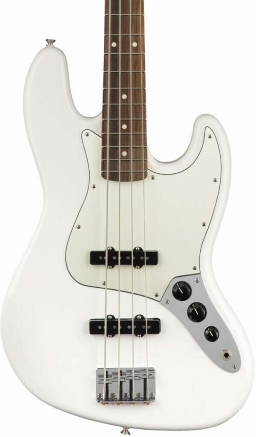 Fender Player Jazz Bass Pau Ferro Fingerboard 4-String Bass Guitar 0149903515 - Polar White Fender Player Jazz Bass Pau Ferro Fingerboard 4-String Bass Guitar 0149903515 - Polar White