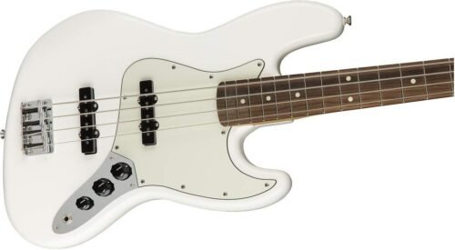 Fender Player Jazz Bass Pau Ferro Fingerboard 4-String Bass Guitar 0149903515 - Polar White Fender Player Jazz Bass Pau Ferro Fingerboard 4-String Bass Guitar 0149903515 - Polar White