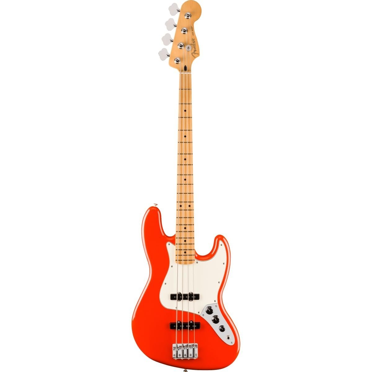 Fender Player II Jazz Bass - Coral Red with Maple Fingerboard