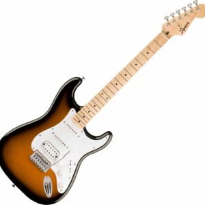 683ad6a8a8c2c74772877a9e68174bc42d1d5613dca8bb7090b45-1.jpg Fender Squier Sonic Stratocaster HSS FSR Maple Electric Guitar 0373202503 - 2 Tone Sunburst