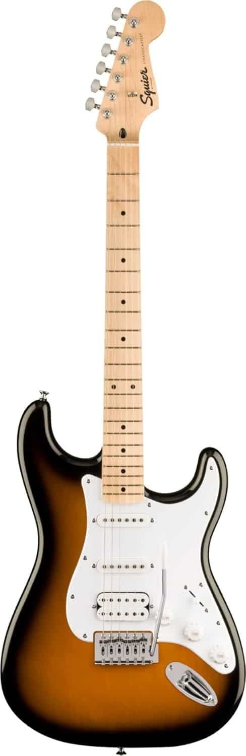 683ad6aa40a1314bffabe4adcd76fc8c3e48e8ef916b308bdc061.jpg Fender Squier Sonic Stratocaster HSS FSR Maple Electric Guitar 0373202503 - 2 Tone Sunburst