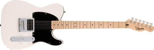 Fender 0373553580 Sonic EsquireH Maple Fingerboard Black Pickguard Arctic White