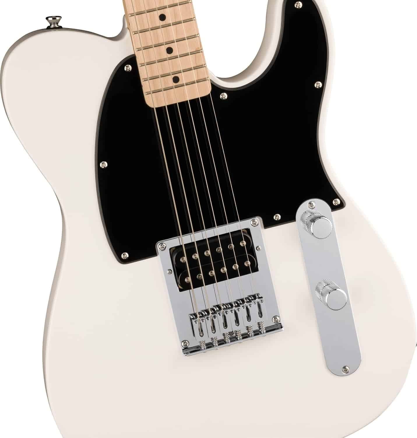 Fender 0373553580 Sonic EsquireH Maple Fingerboard Black Pickguard Arctic White