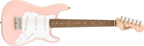 Fender Squier Mini Stratocaster Indian Laurel Fingerboard Electric Guitar 0370121556 - Shell Pink