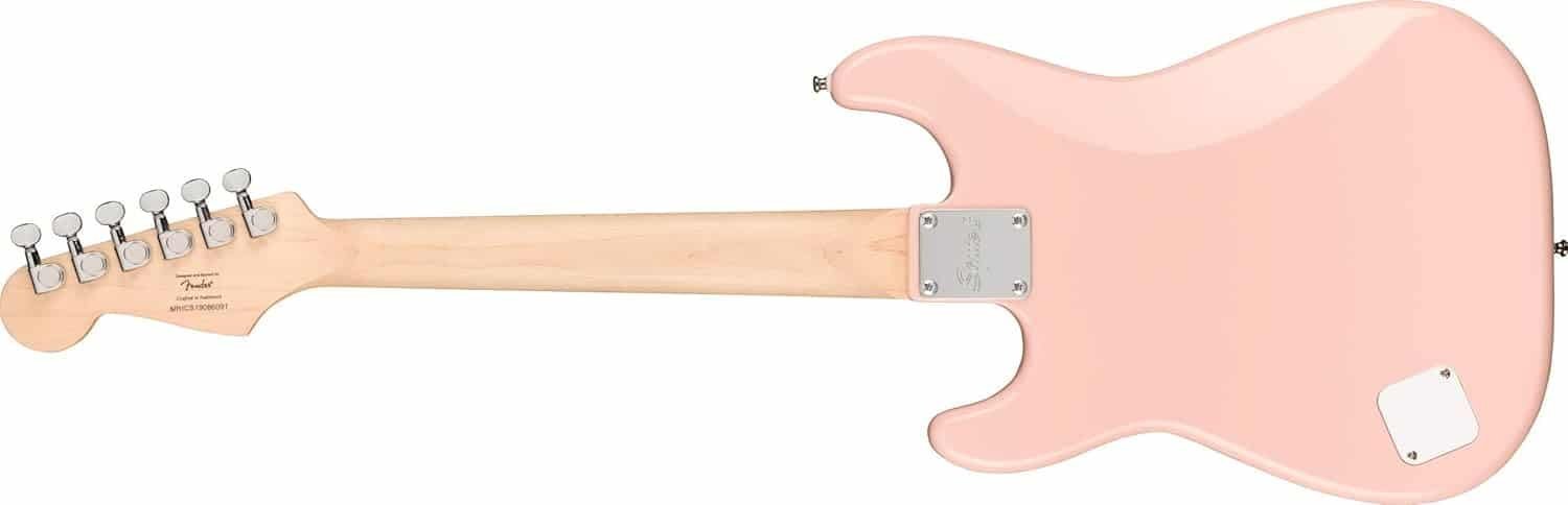 Fender Squier Mini Stratocaster Indian Laurel Fingerboard Electric Guitar 0370121556 - Shell Pink