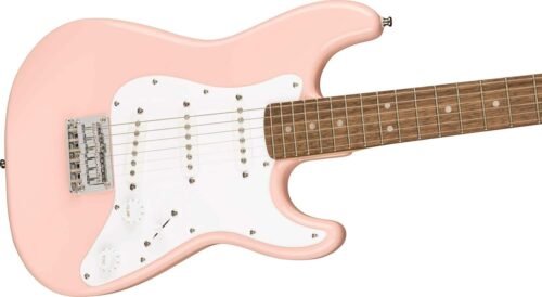683ad77ed0a9651d177c01e8949a7a8c975f0bceb88a2bbc8d998-1.jpg Fender Squier Mini Stratocaster Indian Laurel Fingerboard Electric Guitar 0370121556 - Shell Pink