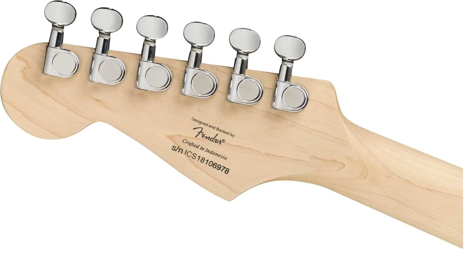 683ad789aea29f689c59d0d31035c342f49c1e9c2d5594d311d65.jpg Fender 0370121506 Mini Stratocaster Beginner Electric Guitar - Indian Laurel Fingerboard - Black