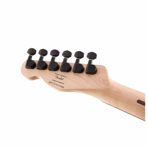 683ad80519f47471c2826899678e9cd15054436061d3b0c57f60b.jpg Fender Squier Affinity Telecaster HH Electric Guitar with Matching Headstock - Metallic Black