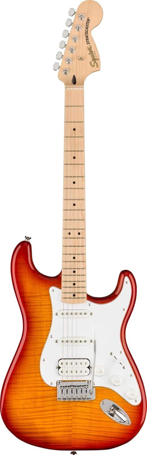 Fender Squier Affinity Stratocaster FMT HSS Maple Fingerboard 0378152547 Electric Guitar - Sienna Sunburst