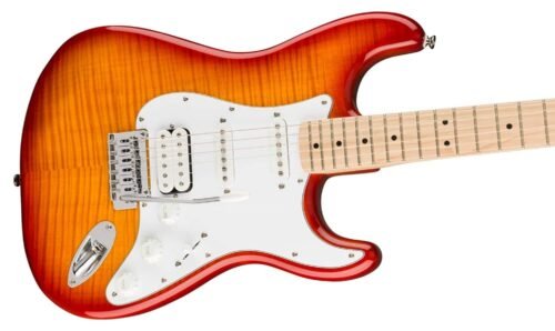 Fender Squier Affinity Stratocaster FMT HSS Maple Fingerboard 0378152547 Electric Guitar - Sienna Sunburst