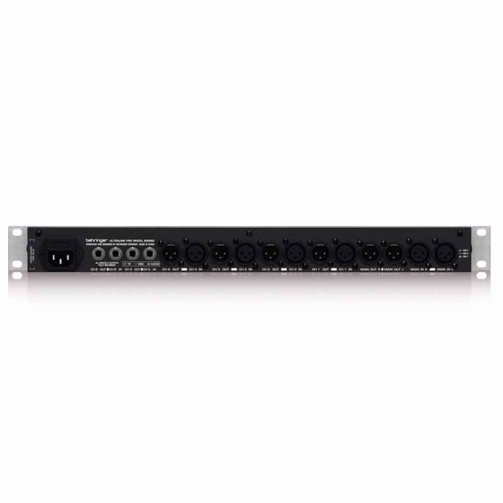 Behringer Ultralink Pro MX882 V2 Analog Audio Mixer With XLR Connection, Black