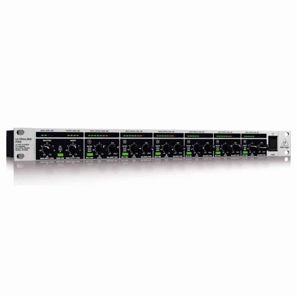 Behringer Ultralink Pro MX882 V2 Analog Audio Mixer With XLR Connection, Black