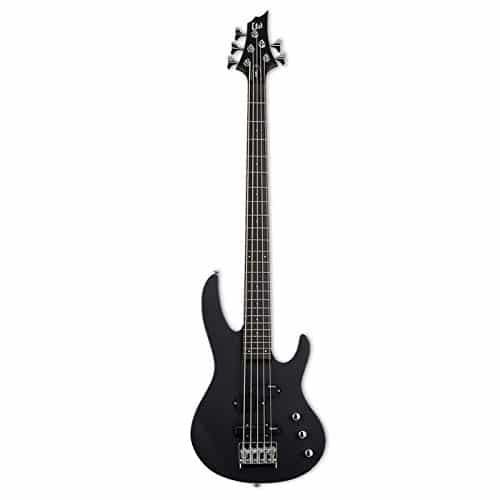 ESP LTD B-15 5-String Electric Bass Guitar - Hardwood Fretboard - Black Satin