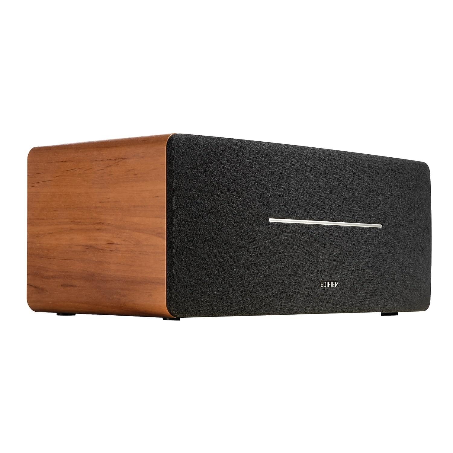 684e97468d3371c58717cc60f3f7b96646622532204a01237c069.jpg Edifier D12 Desktop Stereo Speaker Bluetooth v5.0 70 Watts (Brown)