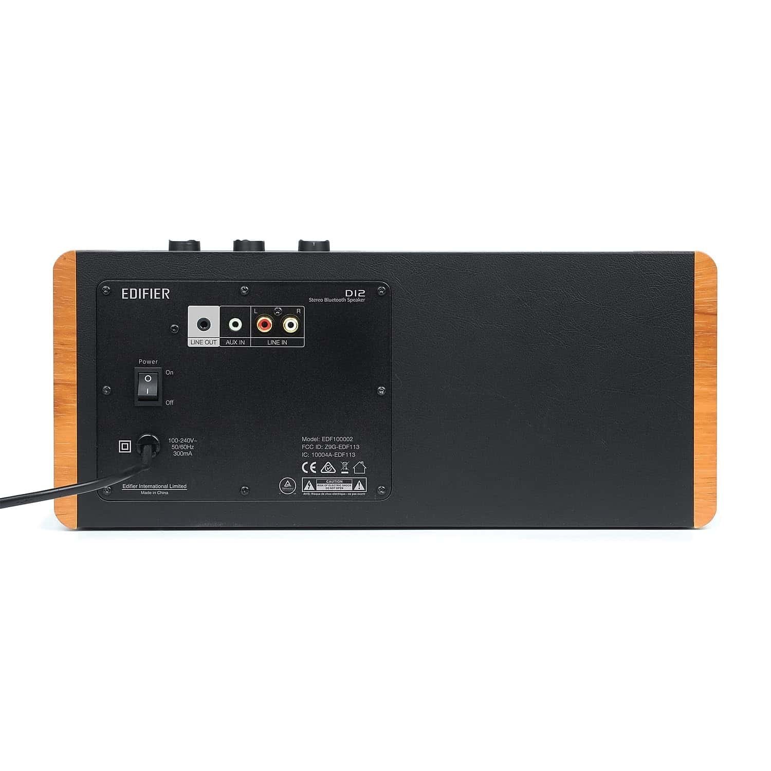 684e974a9f07d28a91862fbf89a423f47b6b9cbd77a463d791c8d.jpg Edifier D12 Desktop Stereo Speaker Bluetooth v5.0 70 Watts (Brown)