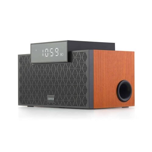 Edifier MP260 Wireless Speaker Portable Bluetooth 5.0 Multi-Functional Clock Alarm LED Display USB Memory TF Card Brown Edifier MP260 Wireless Speaker Portable Bluetooth 5.0 Multi-Functional Clock Alarm LED Display USB Memory TF Card Brown