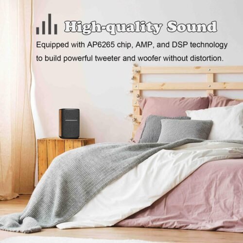 Edifier MS50A Tabletop Wi-Fi Bluetooth v5.0 Smart Speaker 40 Watts (Brown)
