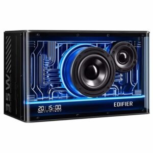 Edifier QD35 Bluetooth Speaker with Hi Res Audio & GaN Charging (Black)