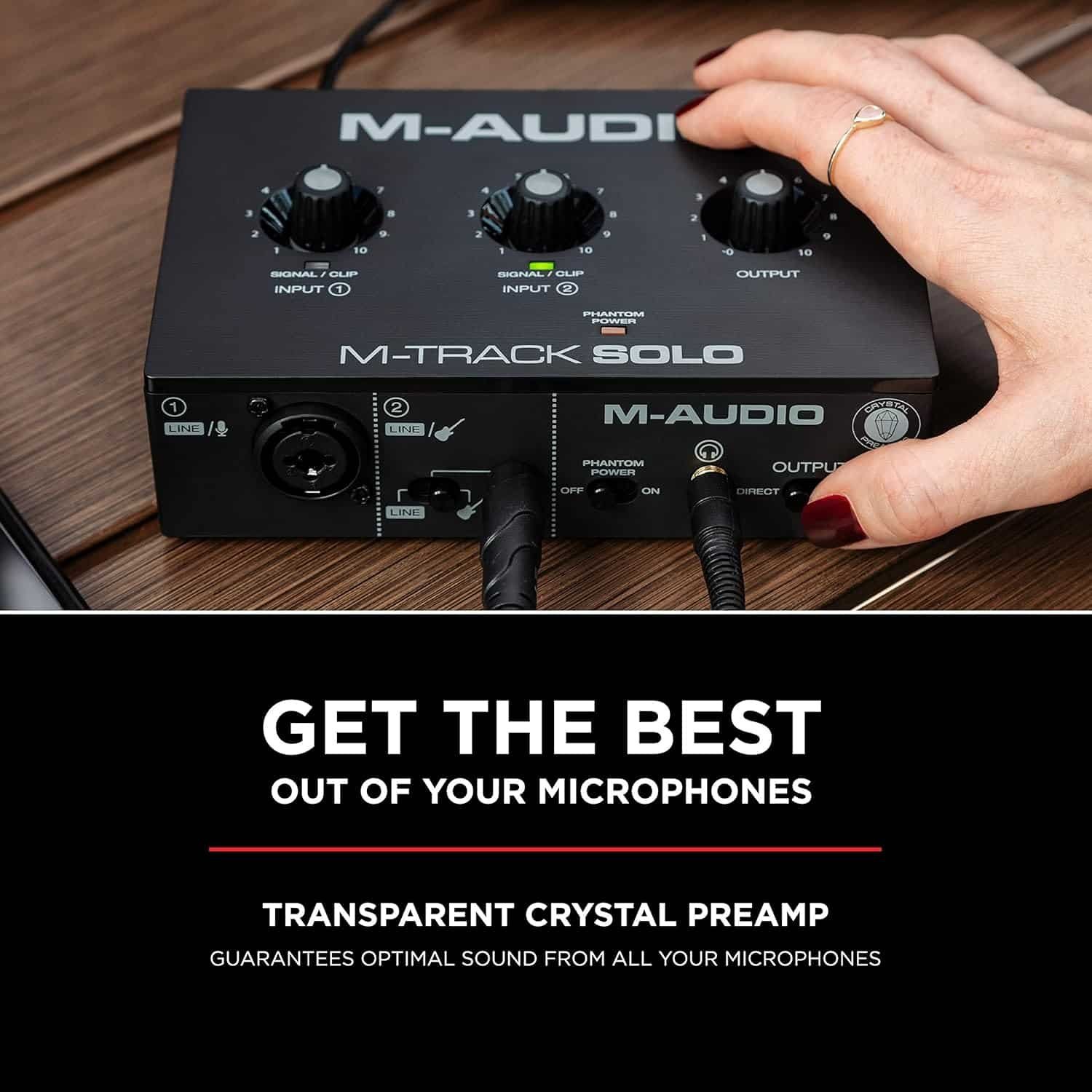 M-Audio M-Track Solo 2-Channel USB Audio Interface