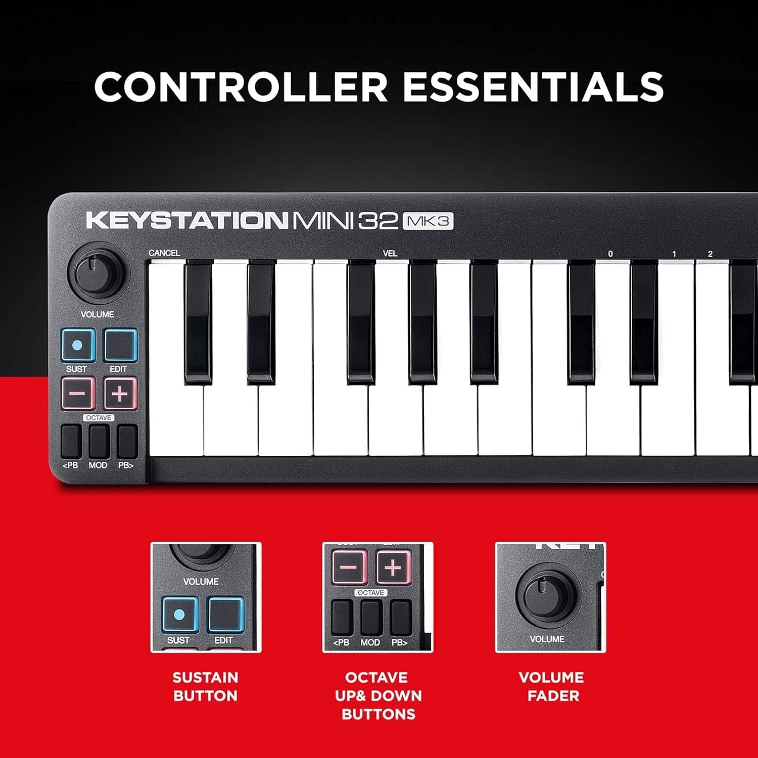 M-Audio Keystation Mini 32 MK3 USB MIDI Keyboard Controller