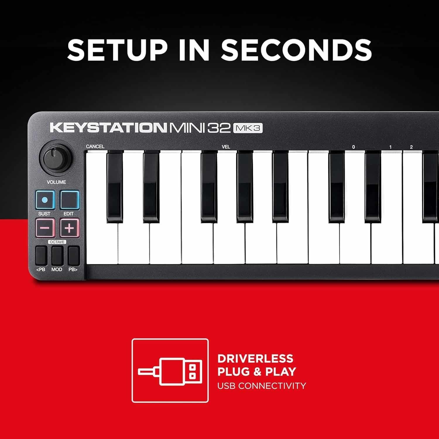 M-Audio Keystation Mini 32 MK3 USB MIDI Keyboard Controller