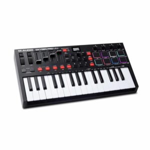 M-Audio Oxygen Pro Mini 32-Mini-key USB MIDI Controller with Smart Controls and Auto-mapping