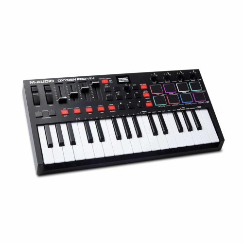 684ea7b885ffea827cc8cb68f747ec2fc8422253cc8c9445819d1.jpg M-Audio Oxygen Pro Mini 32-Mini-key USB MIDI Controller with Smart Controls and Auto-mapping