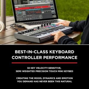 M-Audio Oxygen Pro Mini 32-Mini-key USB MIDI Controller with Smart Controls and Auto-mapping