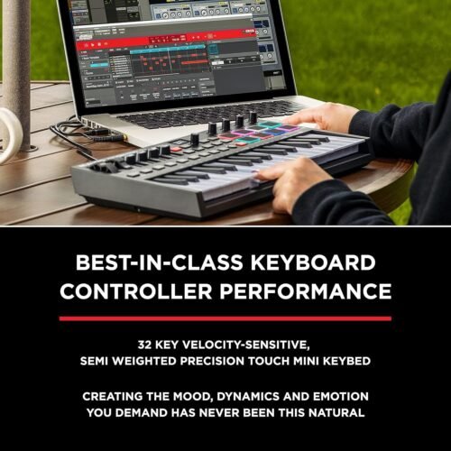 M-Audio Oxygen Pro Mini 32-Mini-key USB MIDI Controller with Smart Controls and Auto-mapping