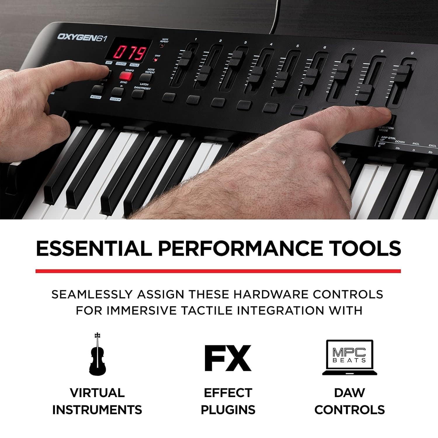 M-Audio Oxygen 61 MKV 61 Key USB Midi Keyboard Controller - Black