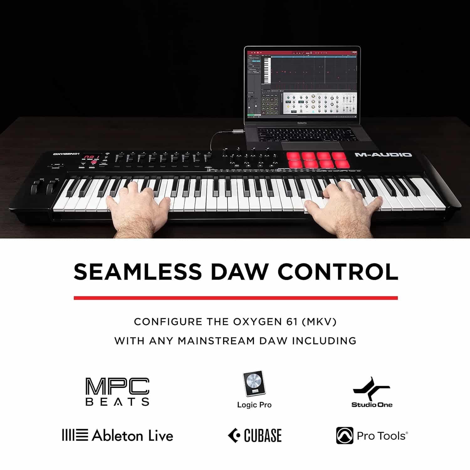M-Audio Oxygen 61 MKV 61 Key USB Midi Keyboard Controller - Black