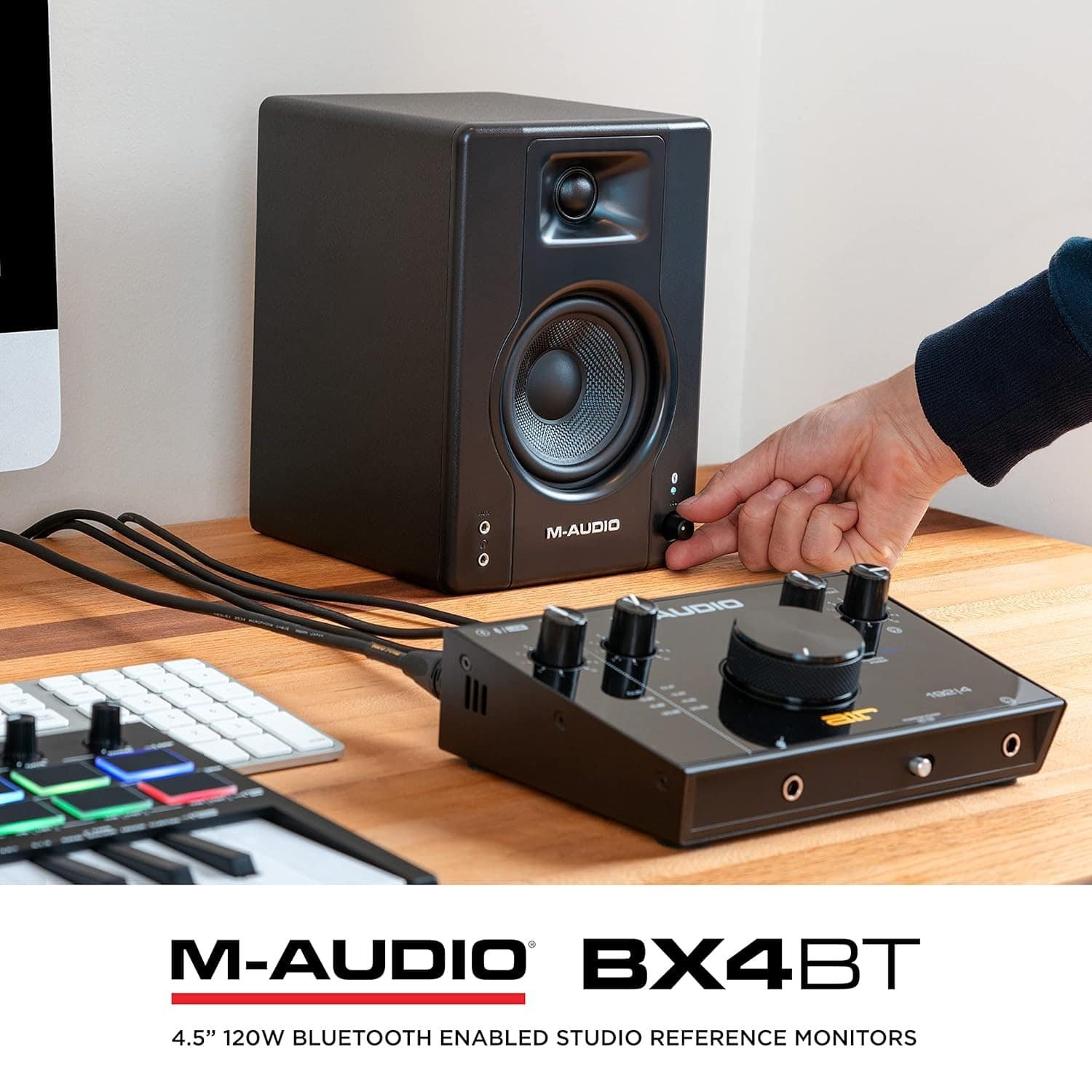 M-Audio BX4 BT 120-Watt Multimedia Bluetooth Reference Monitors - Pair