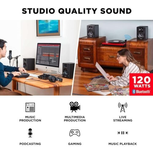 M-Audio BX4 BT 120-Watt Multimedia Bluetooth Reference Monitors - Pair