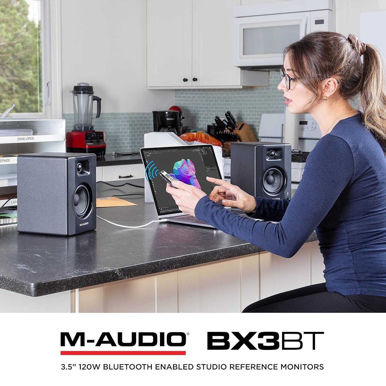 M-Audio BX3 3.5-inch Active Studio Monitor - Pair