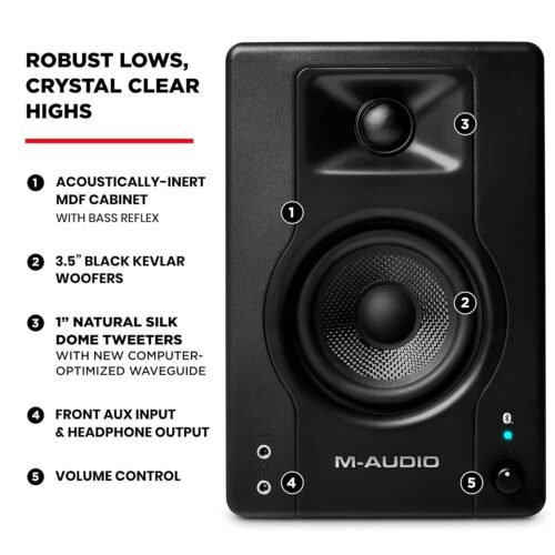 M-Audio BX3 3.5-inch Active Studio Monitor - Pair