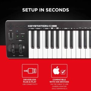 684ea824d036cf081f2a8c476e546b72fedb24a5e8df6882a8802-1.jpg M-Audio Keystation 49 MK3 49-Key USB Midi Controller Keyboard