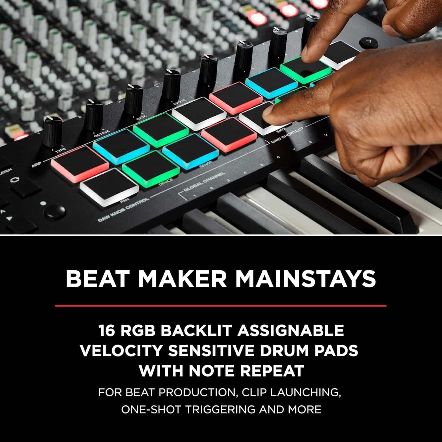 M-Audio Oxygen Pro 49 USB Powered MIDI Controller with Smart Controls and Auto-mapping