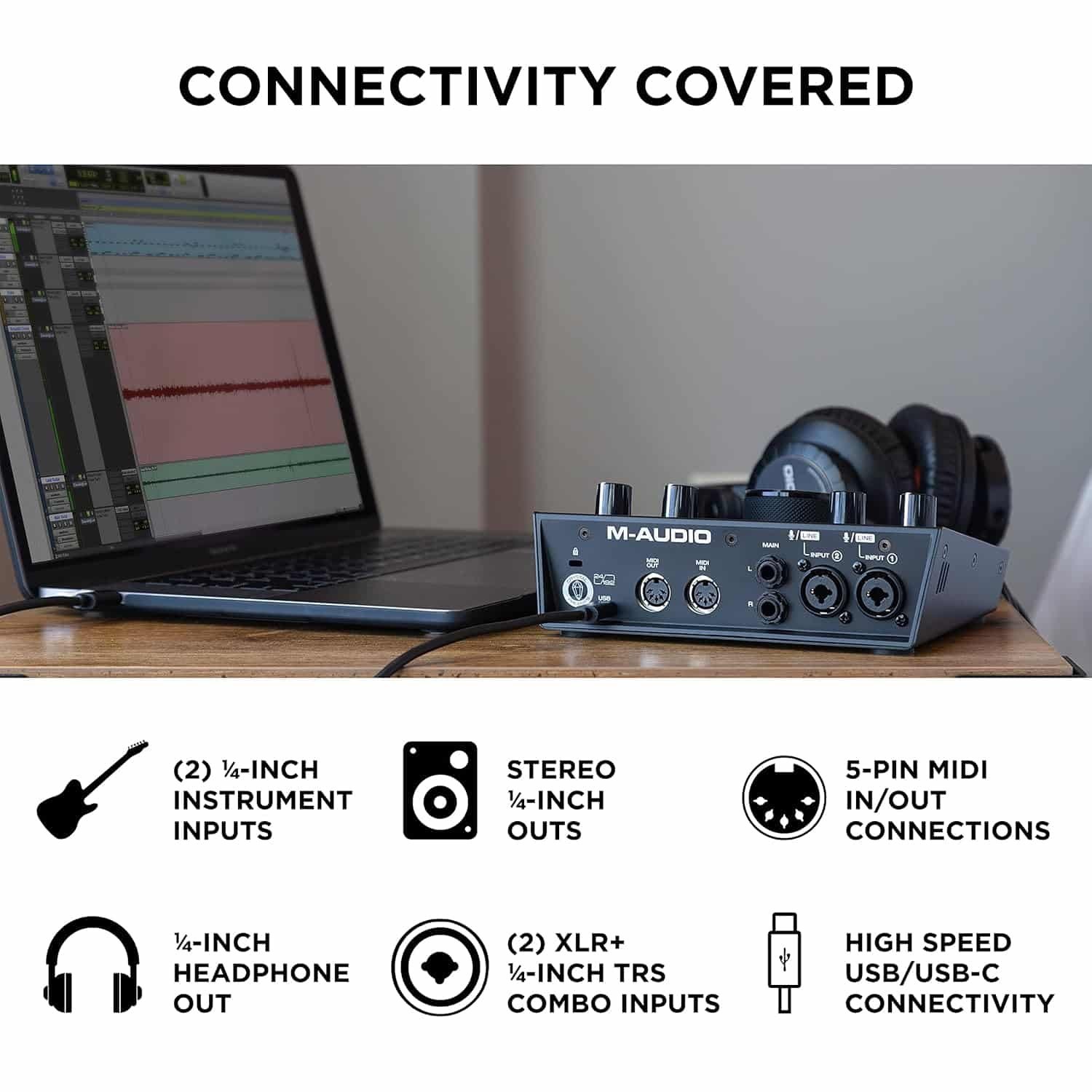 M-Audio Air 192|6 2-In/2-Out 24/192 USB Audio MIDI Interface