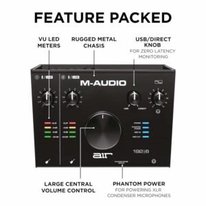 M-Audio Air 192|6 2-In/2-Out 24/192 USB Audio MIDI Interface