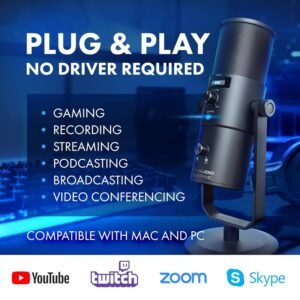 M-Audio Uber Mic Professional USB Microphone with Headphone Output