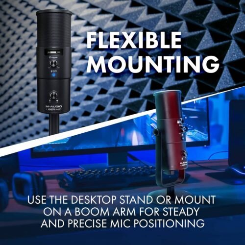 M-Audio Uber Mic Professional USB Microphone with Headphone Output
