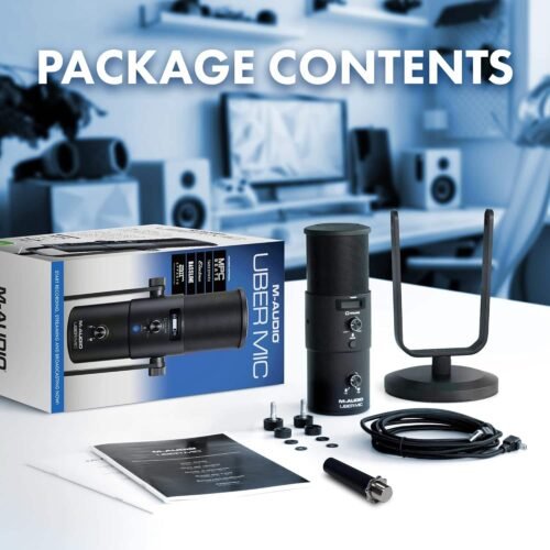 M-Audio Uber Mic Professional USB Microphone with Headphone Output