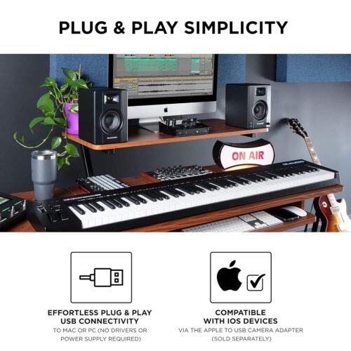 M-Audio Keystation 88 MK3 88-Key Semi Weighted USB Midi Controller M-Audio Keystation 88 MK3 88-Key Semi Weighted USB Midi Controller