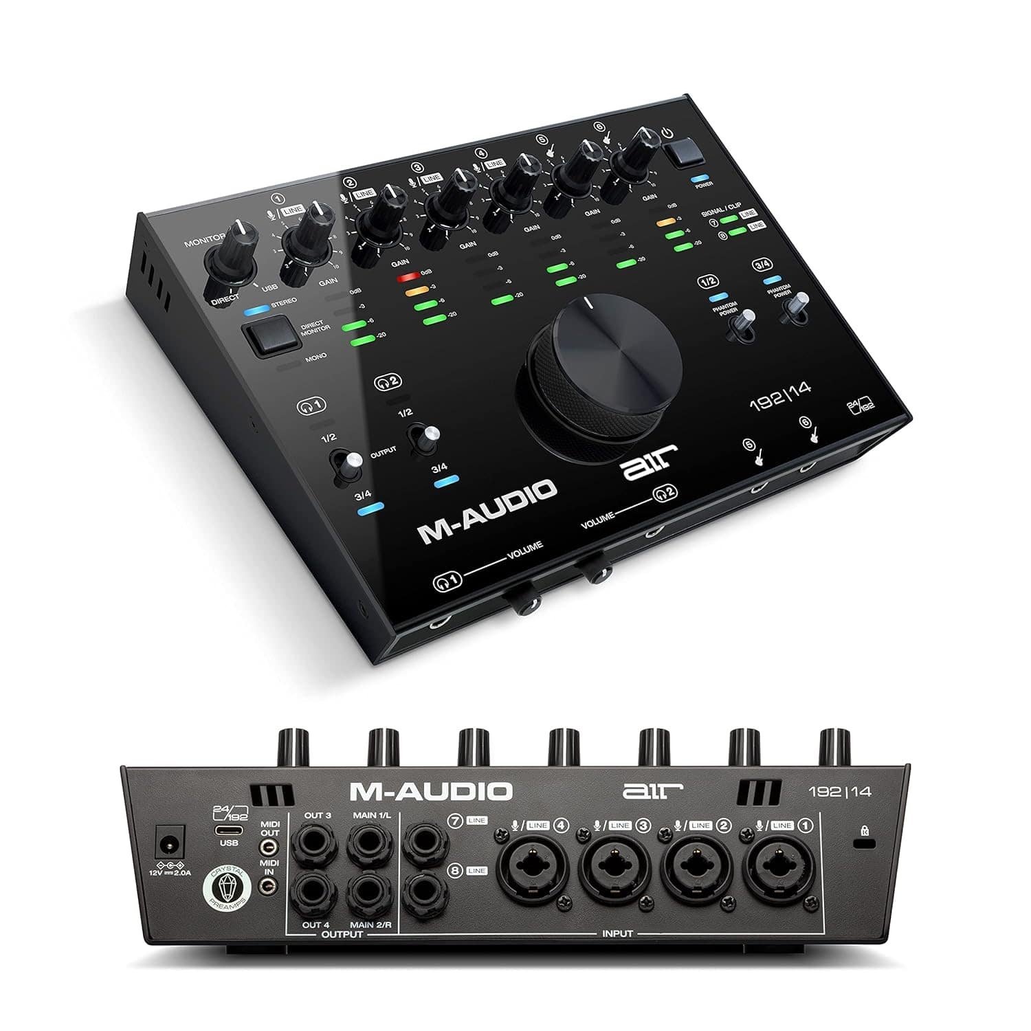 M-Audio Air 192 |14 8-In/4-Out 24/192 USB Audio Interface