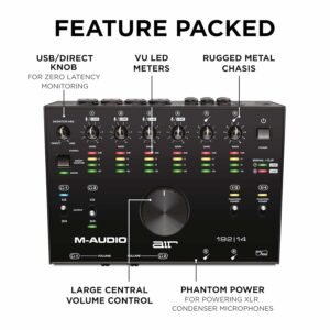 M-Audio Air 192 |14 8-In/4-Out 24/192 USB Audio Interface