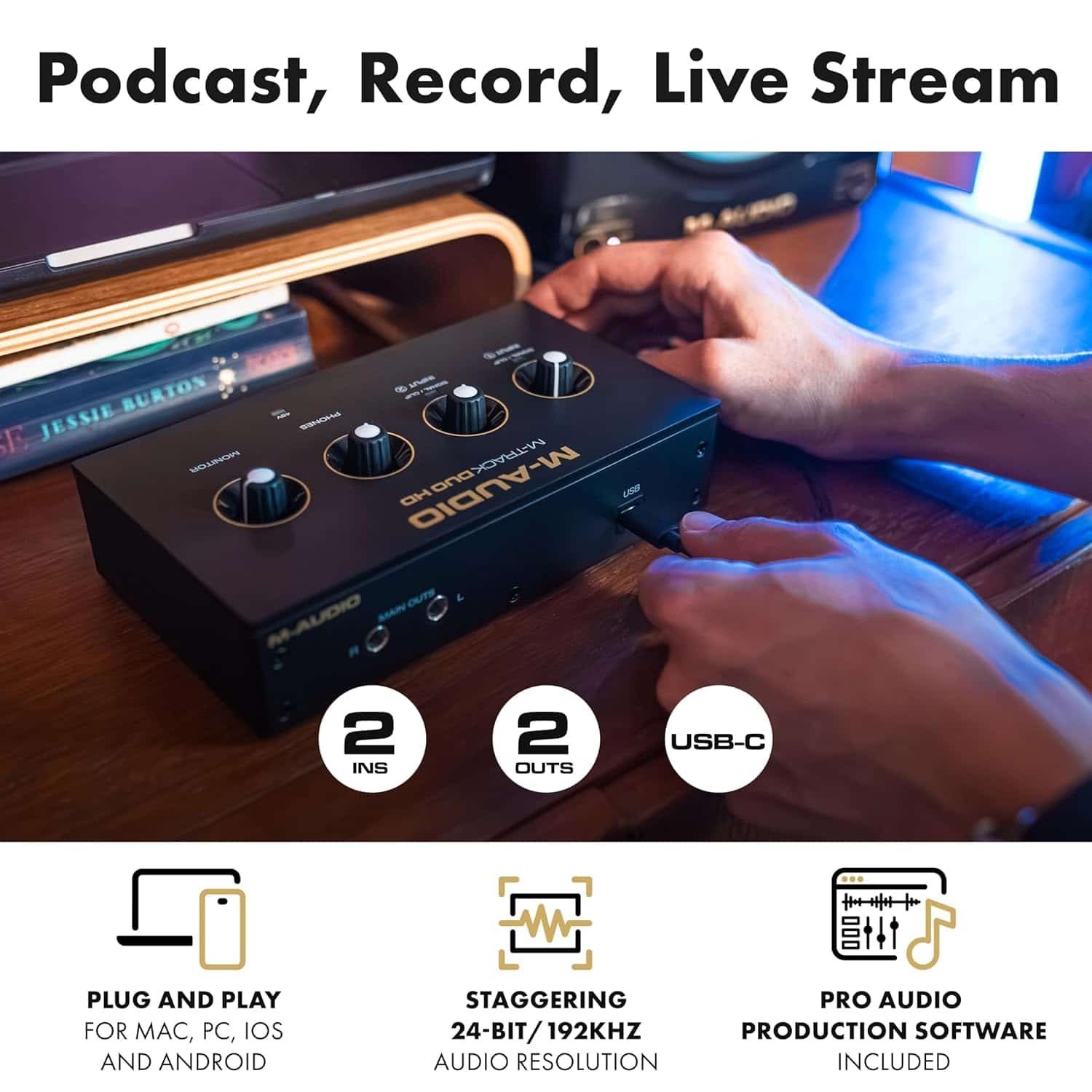 M-Audio M-Track Duo HD Audio Interface