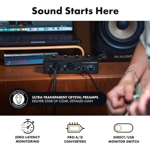 M-Audio M-Track Duo HD Audio Interface M-Audio M-Track Duo HD Audio Interface